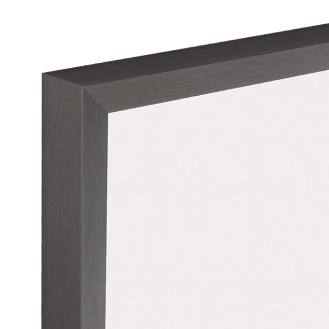 Rama aluminiowa Riga - antracyt szczotkowany - 21 x 29,7 cm (A4) - pleksi® UV 100 mat
