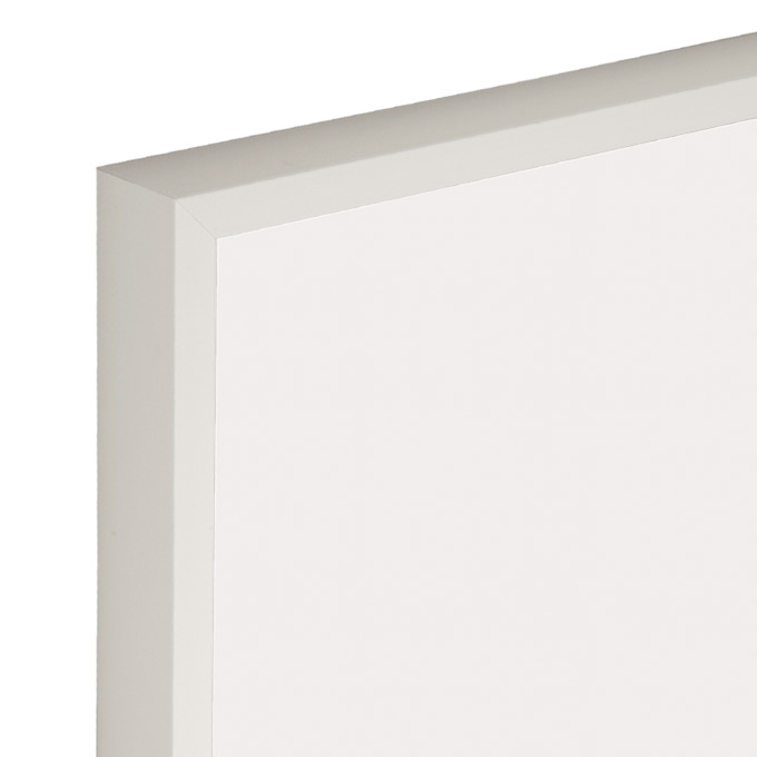 Rama aluminiowa Helsinki - biały mat (RAL 9016) - 40 x 50 cm - akryl (polistyren)