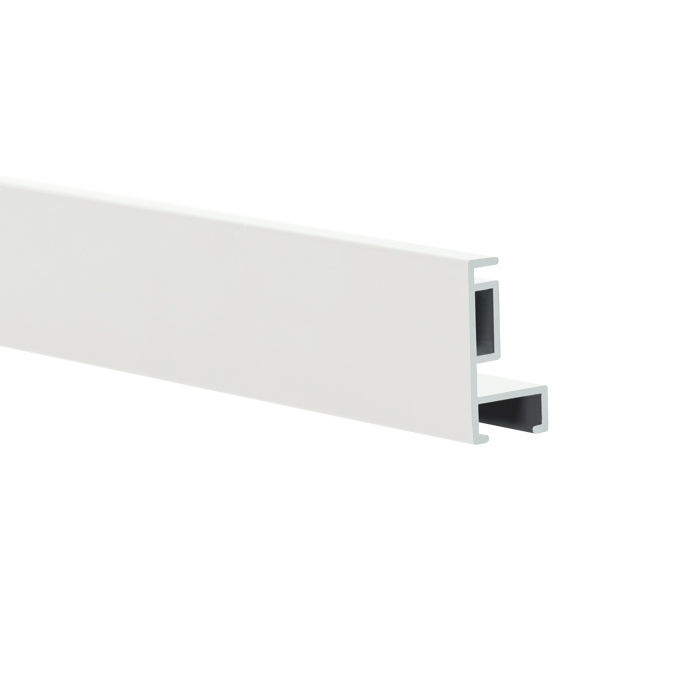 Profil 6D w metrach - biały mat (RAL 9016) - 200 cm
