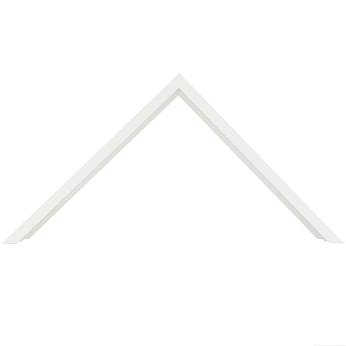 Listwy-docięcie Profil 6D - biały mat (RAL 9016) - 60 x 80 cm