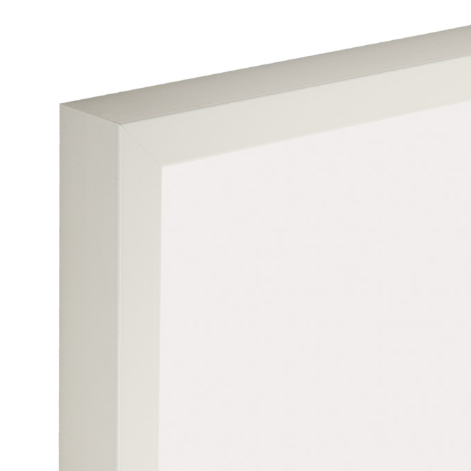 Rama aluminiowa Riga - biały mat (RAL 9016) - 30 x 40 cm - pleksi® UV 100 mat