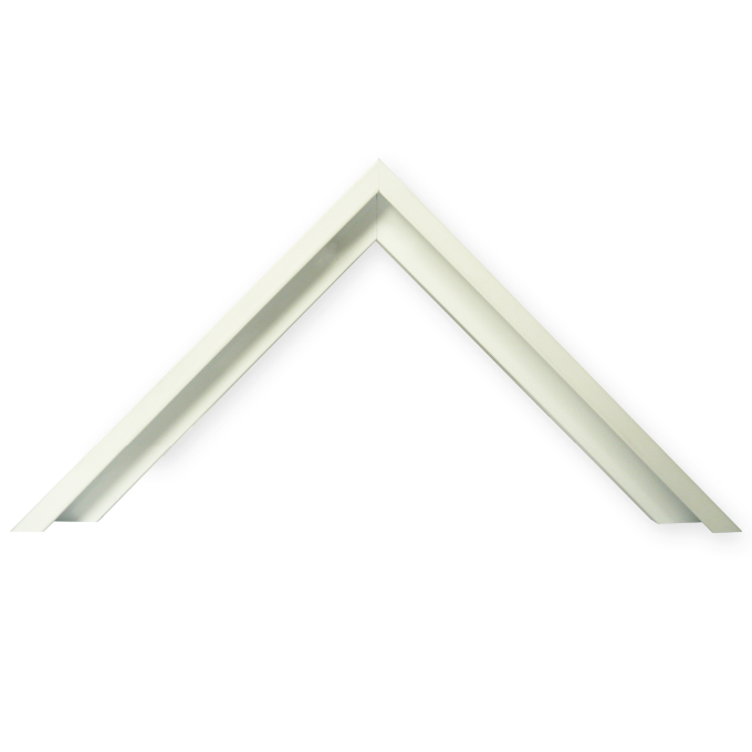 Listwy-docięcie Profil 7 - biały połysk (RAL 9016) - 30 x 40 cm