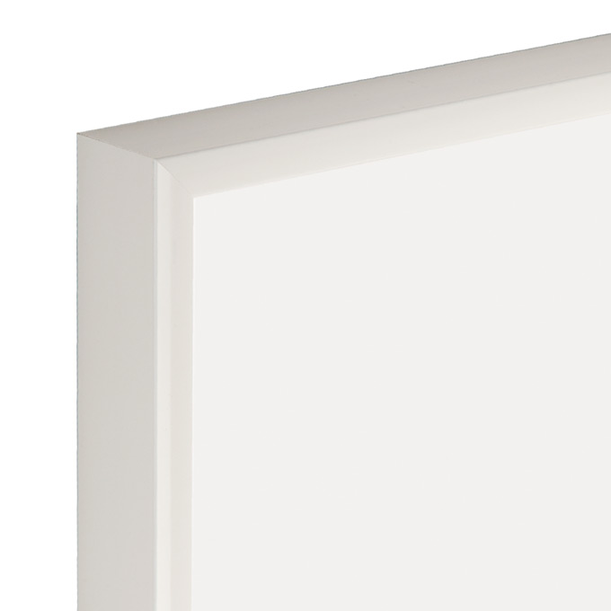 Rama aluminiowa Standard - biały połysk (RAL 9016) - 59,4 x 84 cm (A1) - szkło antyrefleks