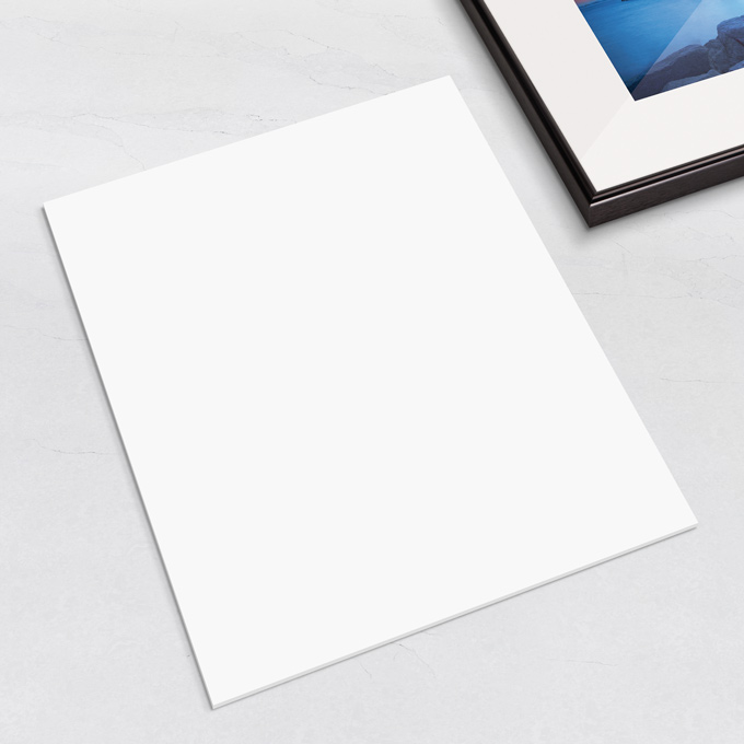 Passe-partout Artkeeper® bez otworu - biały - 59,4 x 84 cm (A1)
