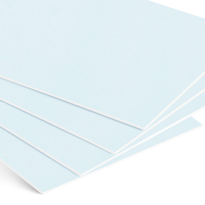 White Core Karton passe-partout­ bez otworu - błękit nieba - 70 x 100 cm