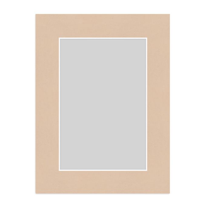 White Core Passe-partout ze skośnym otworem - brzoskwiniowy - 70 x 100 cm