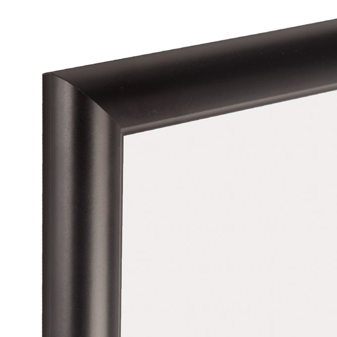Rama aluminiowa Imago - czarny mat (RAL 9017) - 13 x 18 cm - szkło float