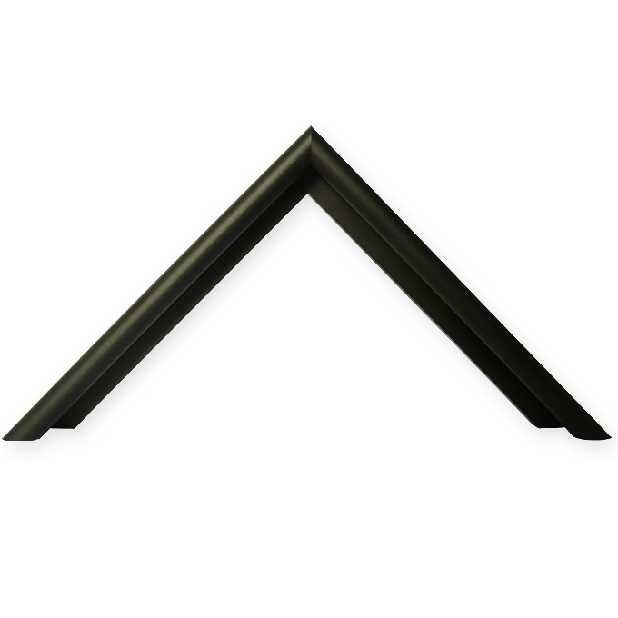 Listwy-docięcie Profil 10 - czarny mat (RAL 9017) - 59,4 x 84 cm (A1)