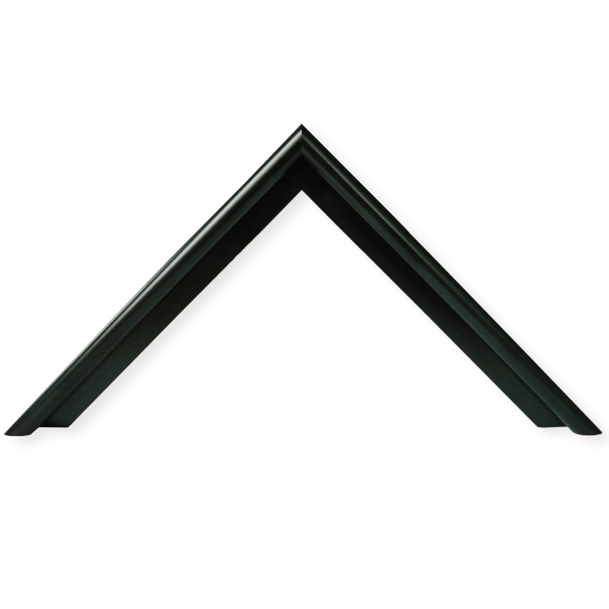 Listwy-docięcie Profil 8 - czarny mat (RAL 9017) - 40 x 50 cm