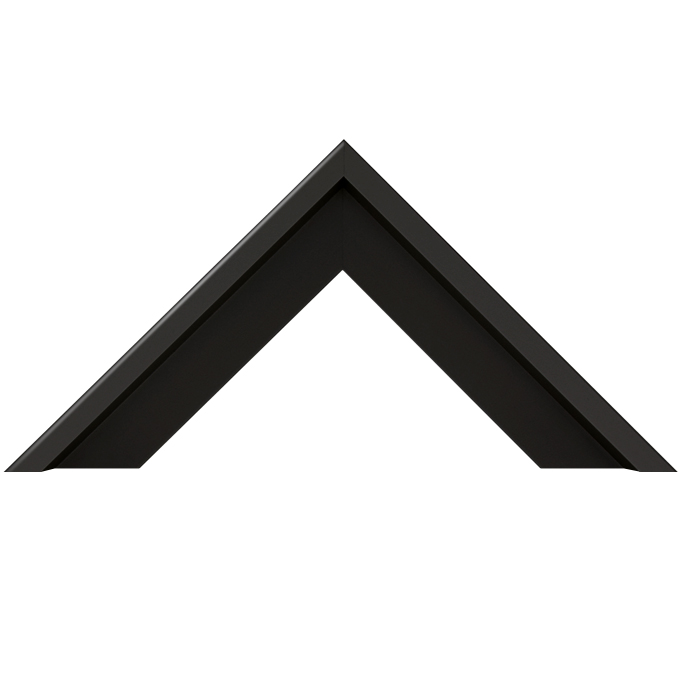 Listwy-docięcie Profil 9S - czarny mat (RAL 9017) - 70 x 100 cm