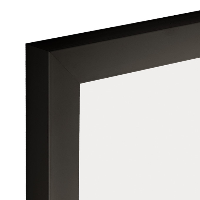 Rama aluminiowa Toronto - czarny mat (RAL 9017) - 59,4 x 84 cm (A1) - szkło antyrefleks