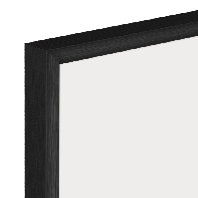 Rama aluminiowa Vienna - czarny mat szczotkowany - 21 x 29,7 cm (A4) - bez szkła