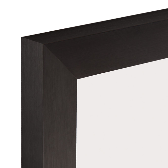Rama aluminiowa Berlin - czarny szczotkowany - 18 x 24 cm - pleksi® UV 100 mat