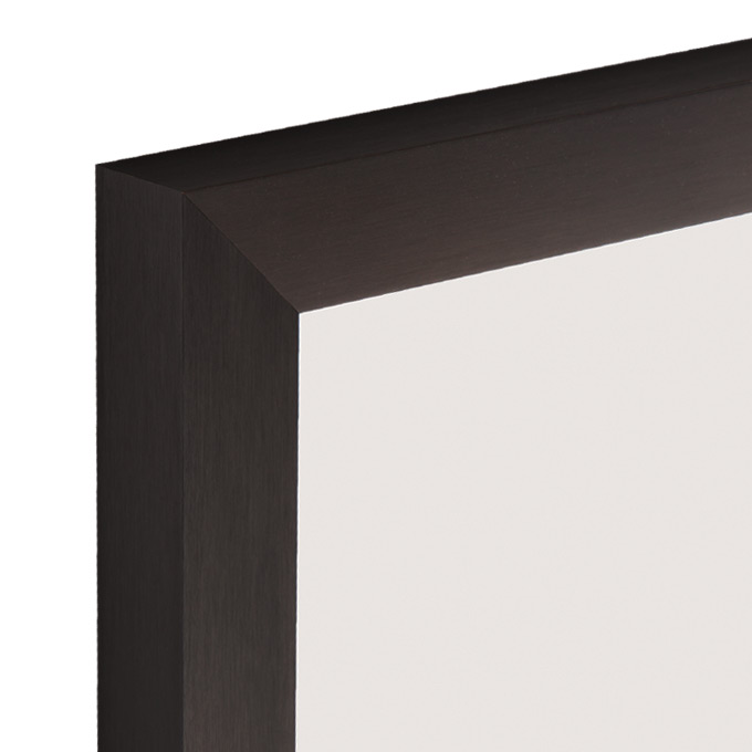 Rama aluminiowa Toronto - czarny szczotkowany - 15 x 21 cm (A5) - pleksi® UV 100 mat