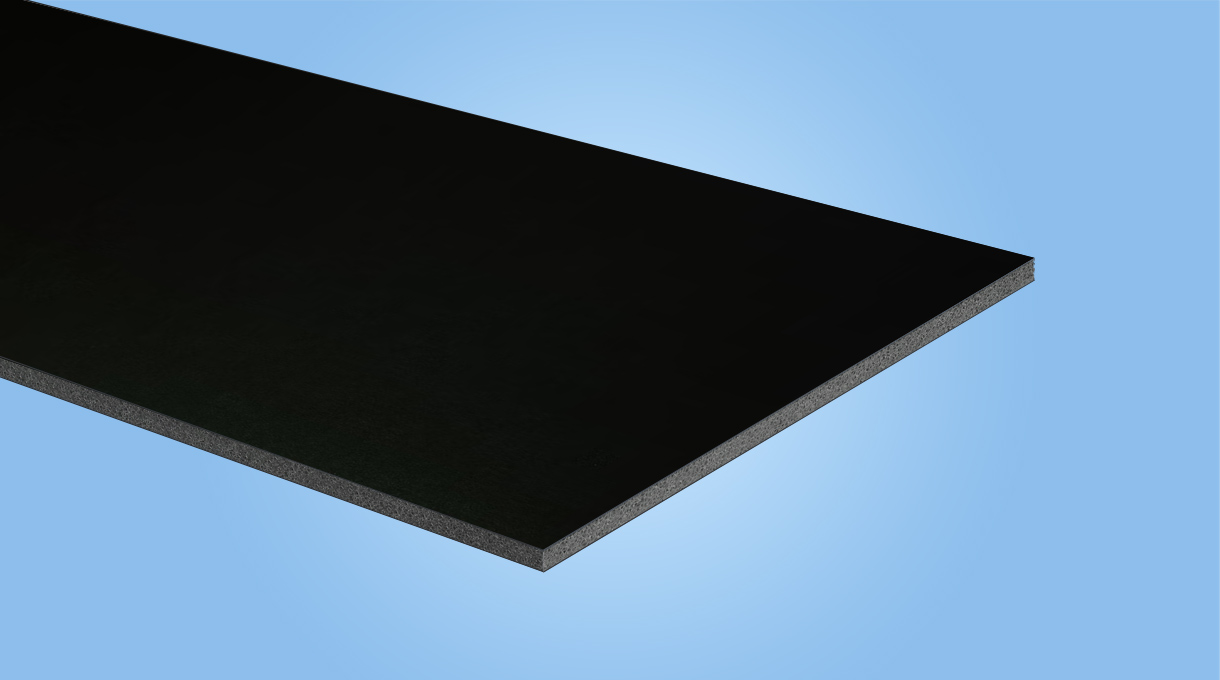 Płyta piankowa 5 mm (Foamboard) - czarna - 84 x 84 cm -  10 szt. opak. 