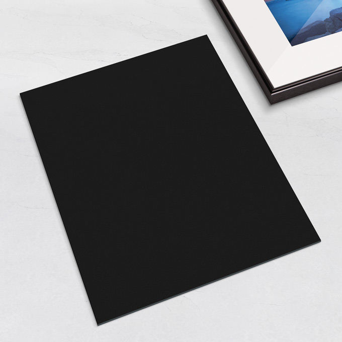 Passe-partout Artkeeper® bez otworu - czarny - 30 x 40 cm