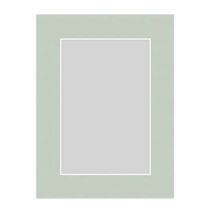 White Core Passe-partout ze skośnym otworem - miętowy - 30 x 40 cm