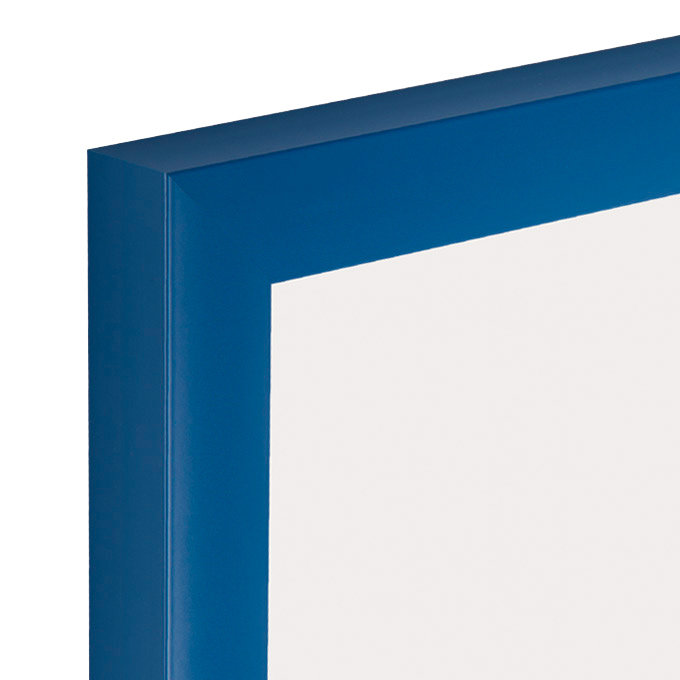 Rama aluminiowa Toronto - niebieski mat (RAL 5010) - 29,7 x 42 cm (A3) - akryl (polistyren)