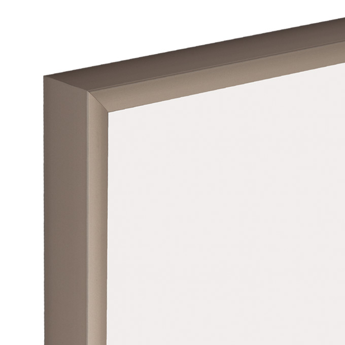 Rama aluminiowa Standard - srebrno-szary mat - 60 x 80 cm - pleksi® UV 100 mat