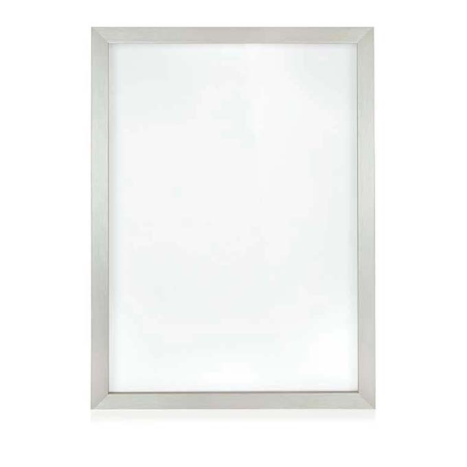 Rama do eksponatów Deep Distance II - srebrny mat - 59,4 x 84 cm (A1) - akryl (polistyren) - Foamboard biały