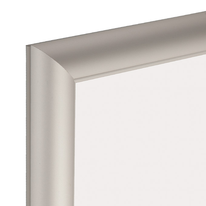 Rama aluminiowa Imago - srebrny mat - 21 x 29,7 cm (A4) - akryl (polistyren)