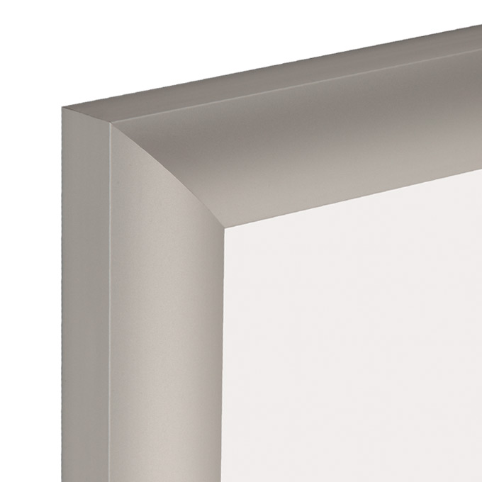 Rama aluminiowa Montana - srebrny mat - 13 x 18 cm - szkło float