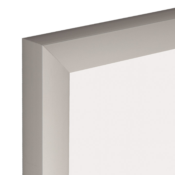 Rama aluminiowa Toronto - srebrny mat - 21 x 29,7 cm (A4) - akryl (polistyren)