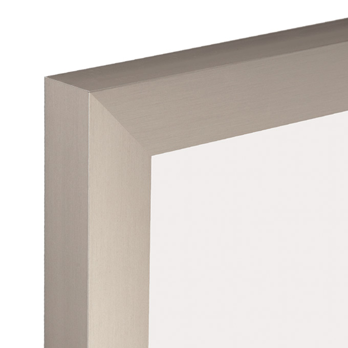 Rama aluminiowa Berlin - stalowy - 40 x 50 cm - pleksi® UV 100 mat
