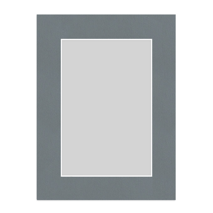 White Core Passe-partout ze skośnym otworem - szary - 21 x 29,7 cm (A4)
