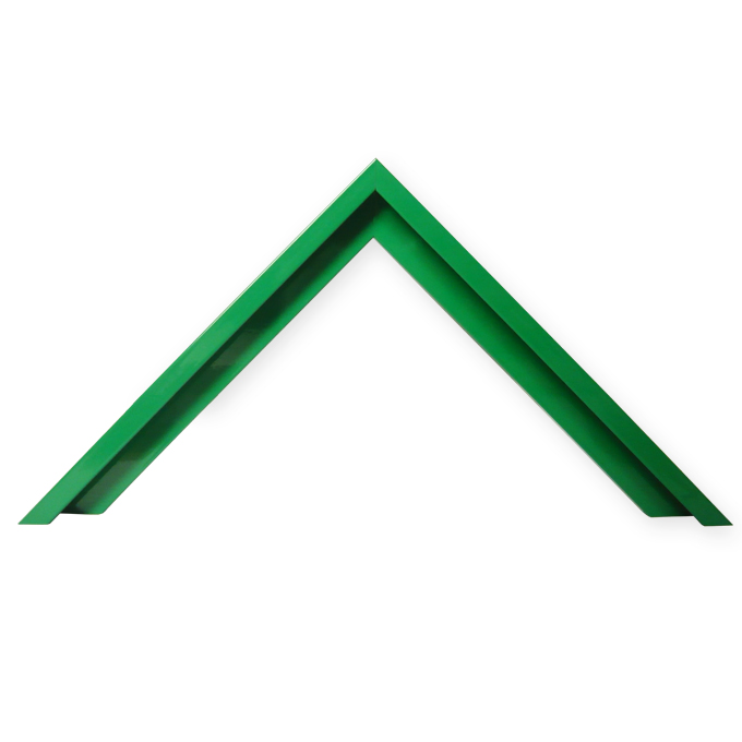 Listwy-docięcie Profil 7 - zielony połysk (RAL 6029) - 21 x 29,7 cm (A4)