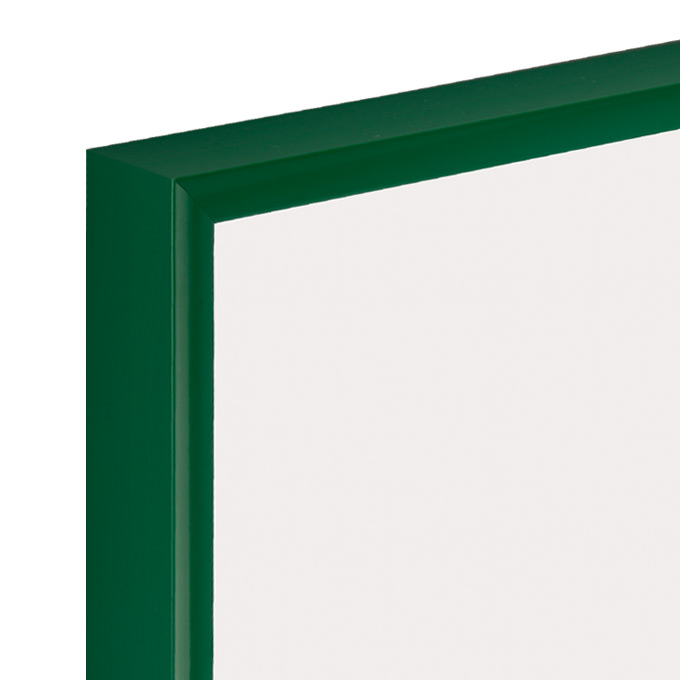 Rama aluminiowa Standard - zielony połysk (RAL 6029) - 24 x 30 cm - bez szkła